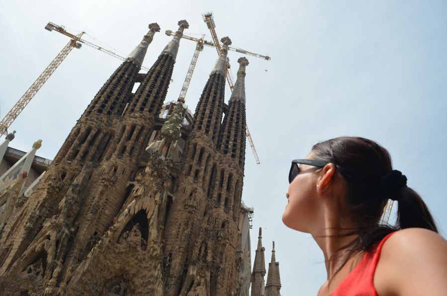 Sagrada Familia v Barcelone