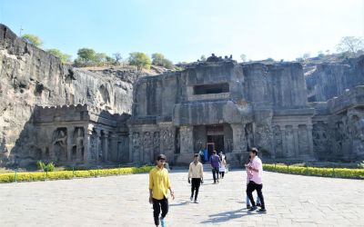 Kailasa Temple UNESCO Ellora Caves On Deccan Odyssey Luxury Train (20)