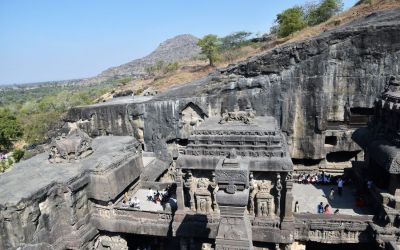 Kailasa Temple UNESCO Ellora Caves On Deccan Odyssey Luxury Train (23)