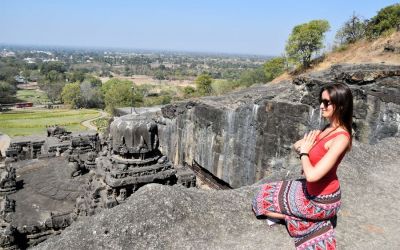 Kailasa Temple UNESCO Ellora Caves On Deccan Odyssey Luxury Train (38)
