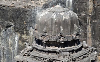 Kailasa Temple UNESCO Ellora Caves On Deccan Odyssey Luxury Train (47)