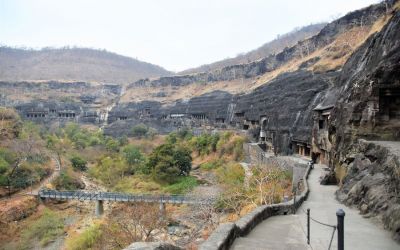 UNESCO Ajanta Caves Deccan Odyssey Luxury Train (14)