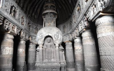 UNESCO Ajanta Caves Deccan Odyssey Luxury Train (49)