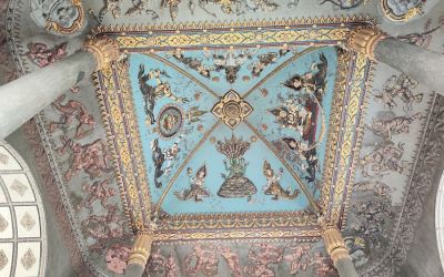 Victory Monument Patuxay Ceiling
