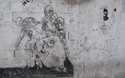 Graffiti Separation Wall Bethlehem West Bank Palestine (28)