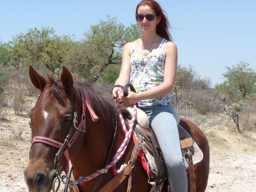 crazy sexy fun traveler horse-back riding San Miguel de Allende Mexico