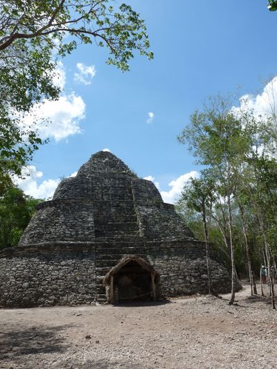 a temple in Coba