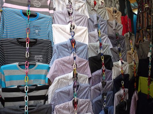 male shirts in Uzgorod market