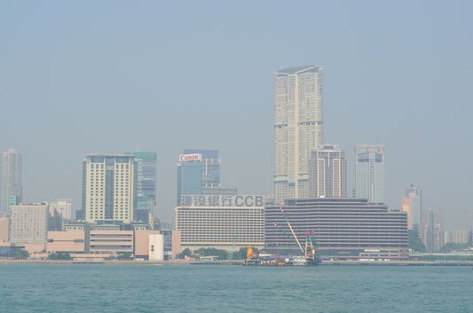 Kowloon skyscrapers in Hong Kong