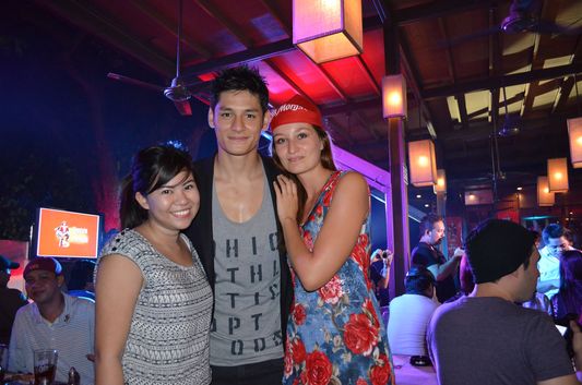 crazy sexy fun traveler with Hideo Muraoka and Lauren Gaile at Captain Morgan party in Manila
