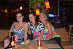 crazy sexy fun traveler with Czech girls Lida and Pavla on Boracay island