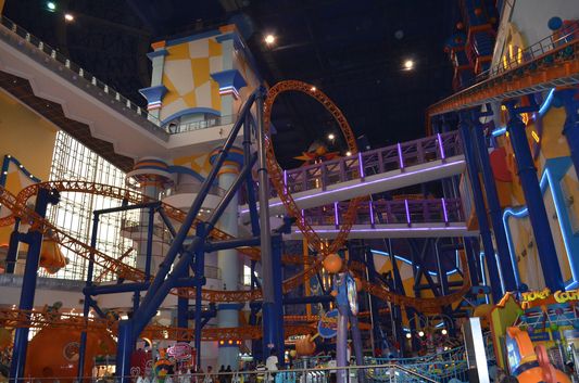 Berjaya Times Square Theme Park in a shopping centre in Kuala Lumpur