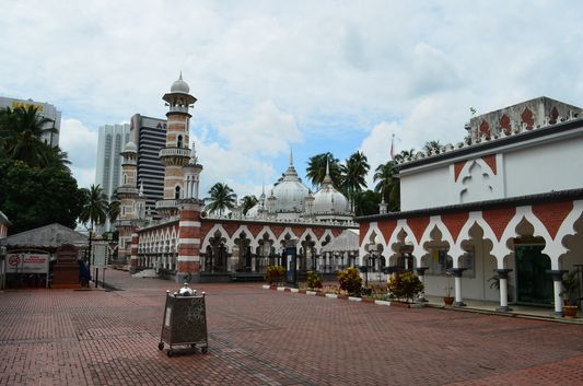Masjid Jamek mosque in Kuala Lumpur