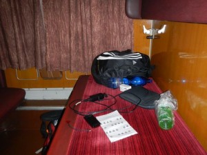 on the night train from Humenne to Prague
