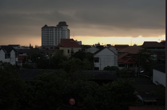 view from Kavil guesthouse in Chiang Mai