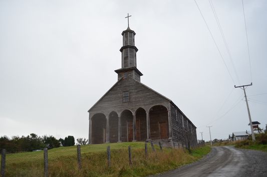 church in Vilipulli on Chiloe