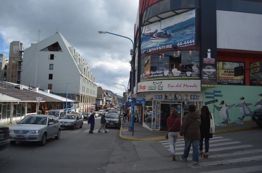 in the streets of Ushuaia