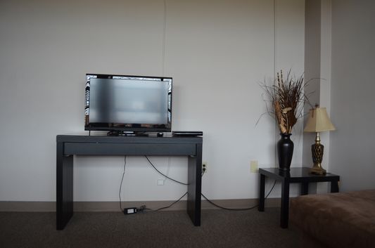 TV screen in my Berkeley suite