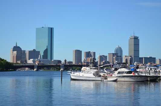 the best view of Boston skyscrapers