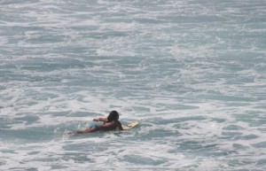 a surfer girl