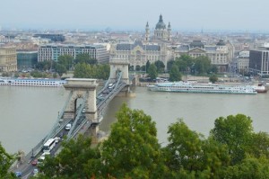 the view from Buda Castle