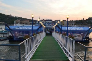 Legenda cruise ready to leave Vigadó tér Dock 7