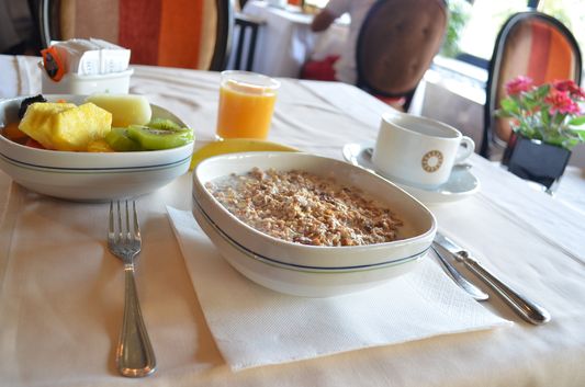 my breakfast in Hotel Solerde Spa & Wellness
