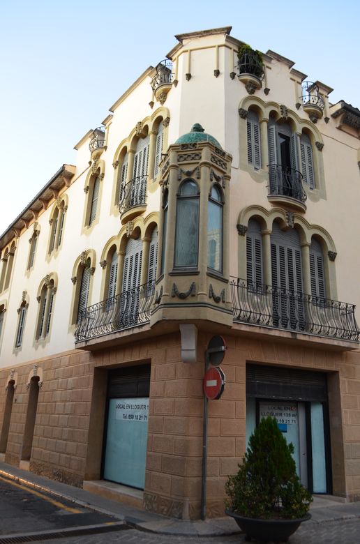 Casa Quintana - one of many beautiful historic buildings of Caldes