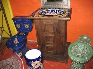 Talavera toilet