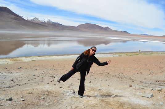 around Uyuni Salt Flats in Bolivia