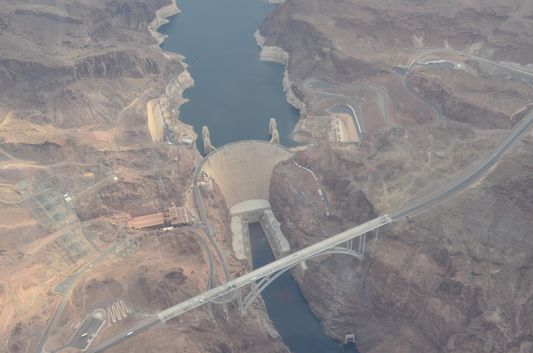 Hoover Dam from Vision Airlines