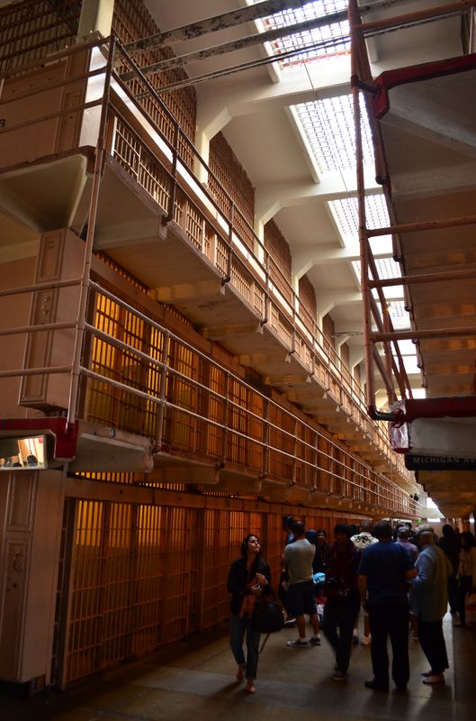 inside the Alcatraz prison