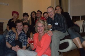 with my blogger friends at Flipkey house #rwtbex
