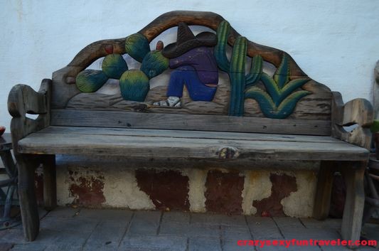 a Mexican bench