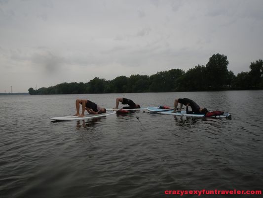 SUP yoga in Montreal