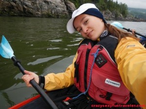 started enjoying kayak on St. Lawrence river