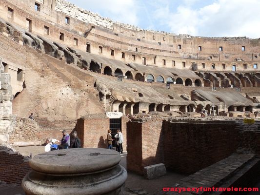 Colosseum in Rome from down