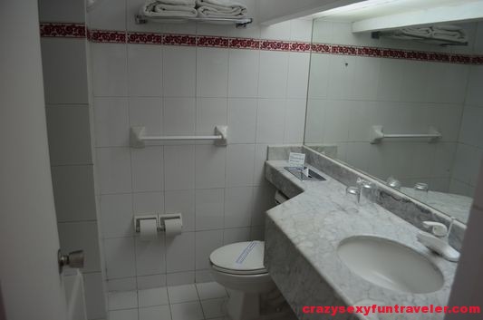 my bathroom in Posada Real in San Jose del Cabo