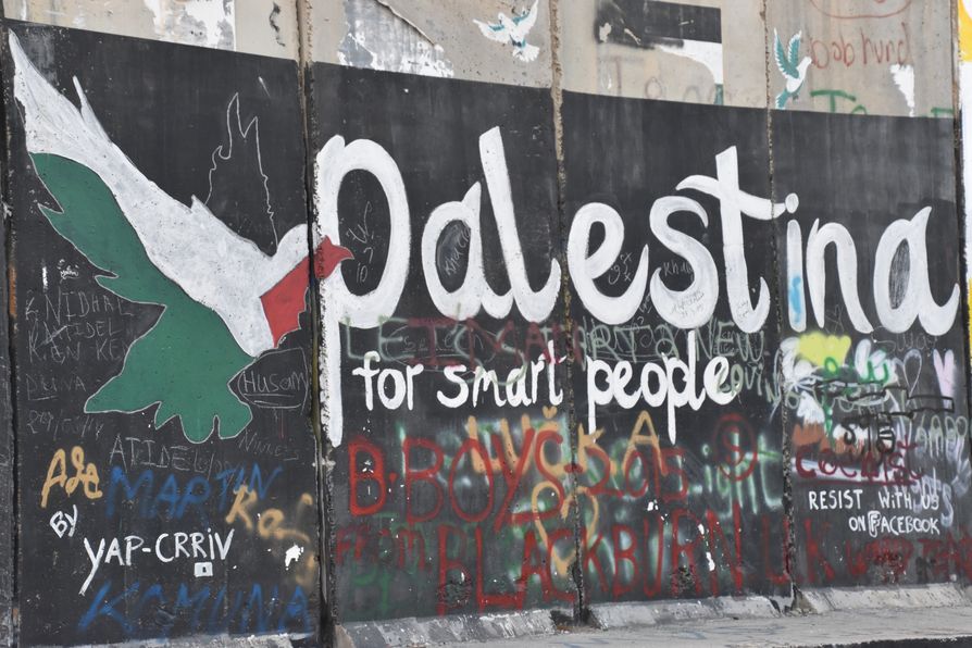 graffiti Separation wall Bethlehem West Bank Palestine (39)