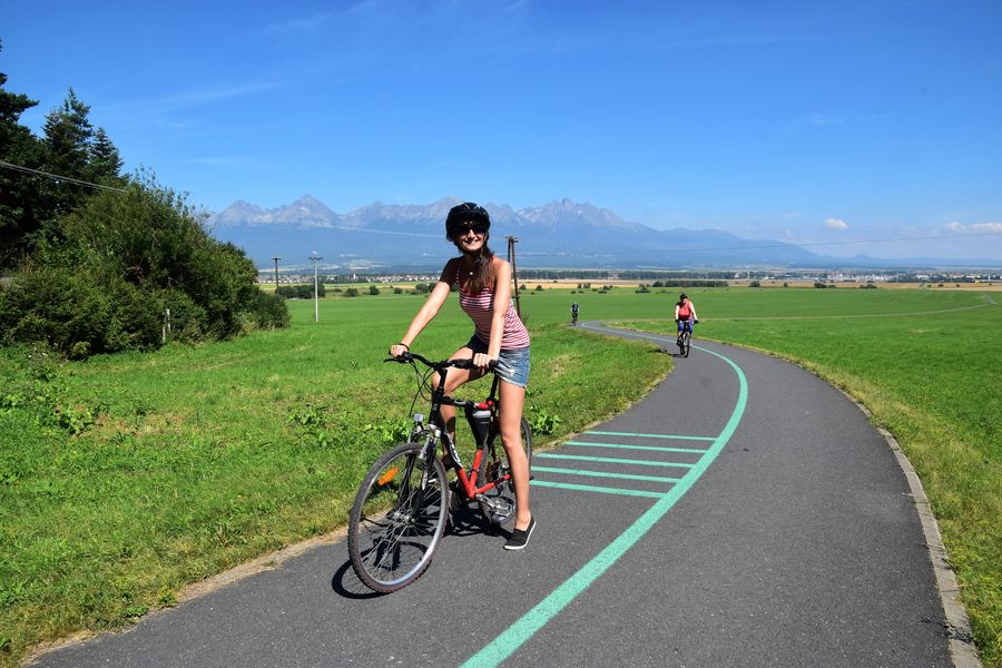 cycling in Poprad Slovakia