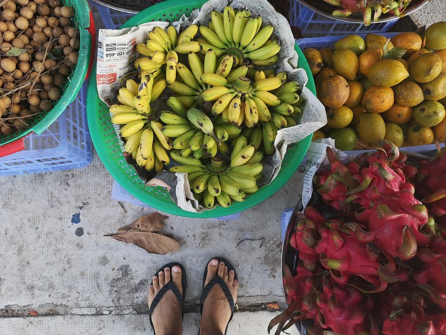 fruit at the market in Vietnam