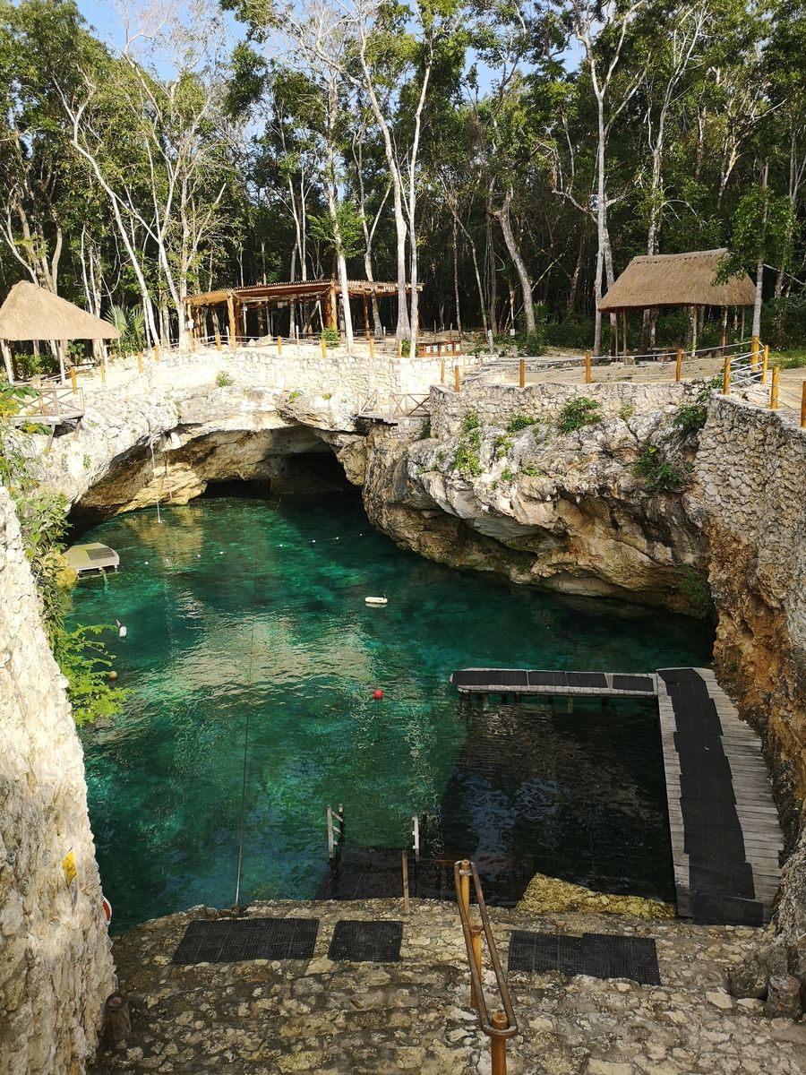 cenote Zemway from upstairs
