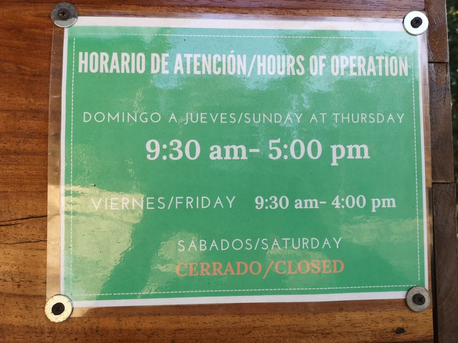 cenote Zemway Tulum Mexico opening hours