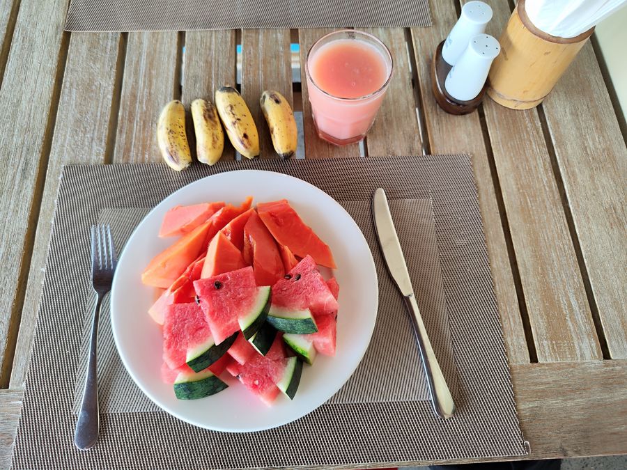 my breakfast at Lahana Resort Phu Quoc