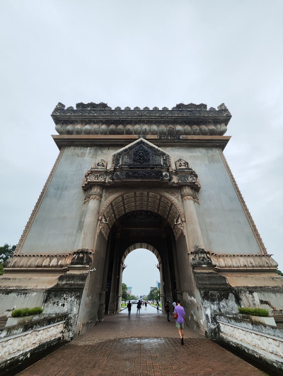 Victory monument Patuxay Vientiane