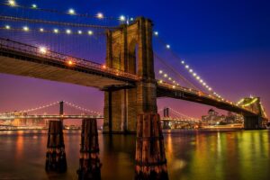 Best US cities to visit New York City Brooklyn Bridge