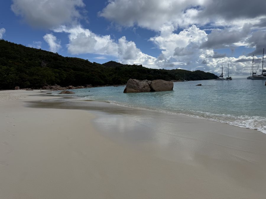 beach Anse Lazio Praslin Seychelles