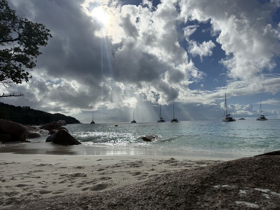 beach Anse Lazio Praslin Seychelles