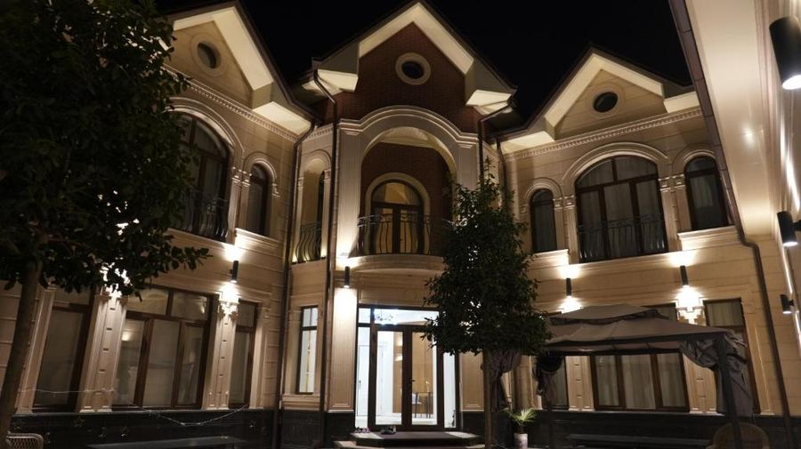 New Tashkent Symphony Boutique hotel at night