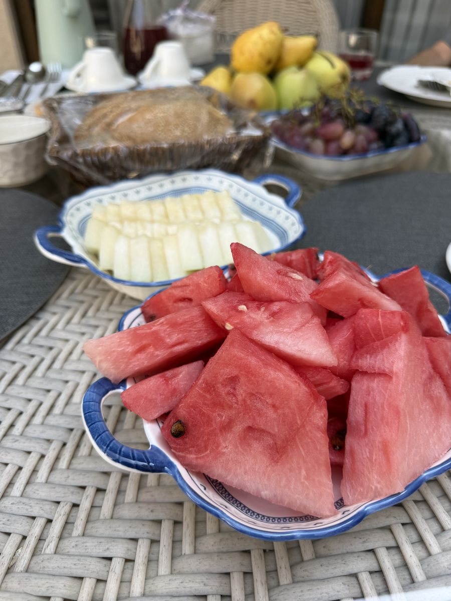New Tashkent Symphony Boutique hotel buffet breakfast